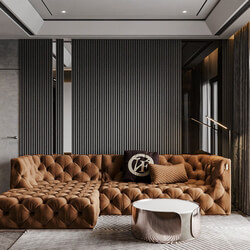  3D Model Living Room Interior File 3dsmax By Nhat Truong 