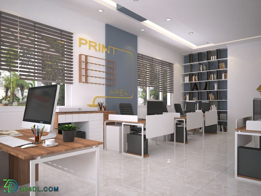 3d Interior Office Room 27 Scene File 3dsmax Model By TrungVu