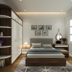 3D Interior Scenes File 3dsmax Model Bedroom 390 By Huy Hieu Lee 