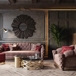 3D Interior Scene File 3dsmax Model Livingroom 589 By Le Trong Tien 