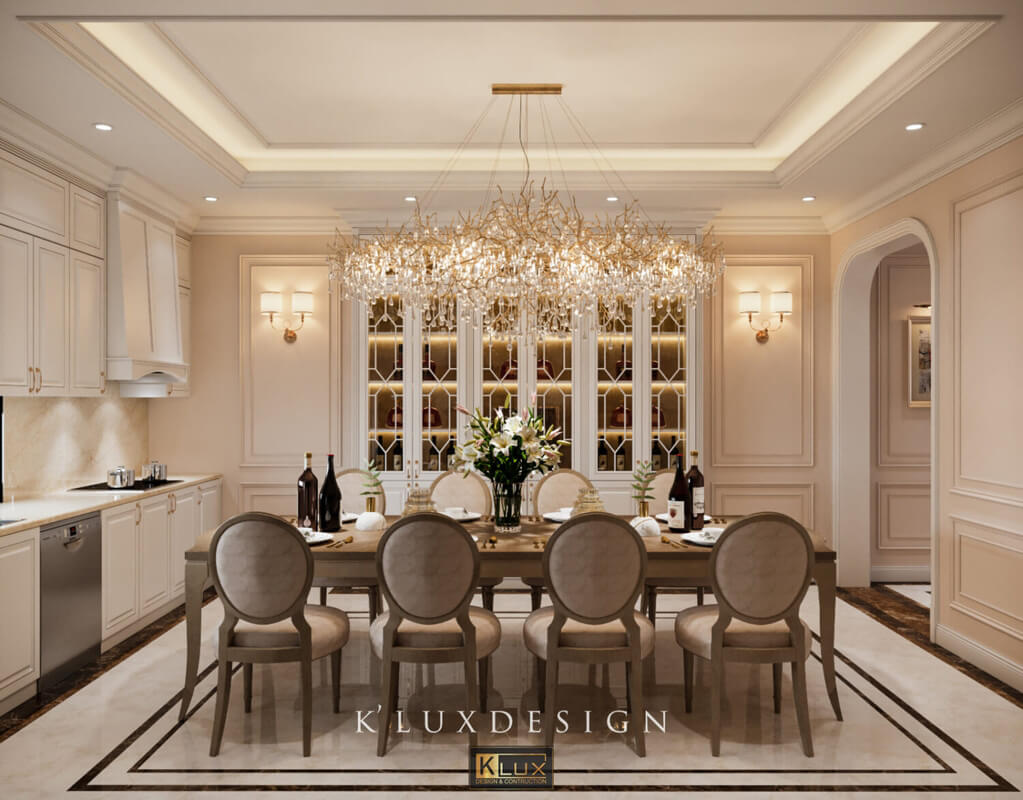  3D Interior Neoclassical Apartment Model by Trung Kien Kts
