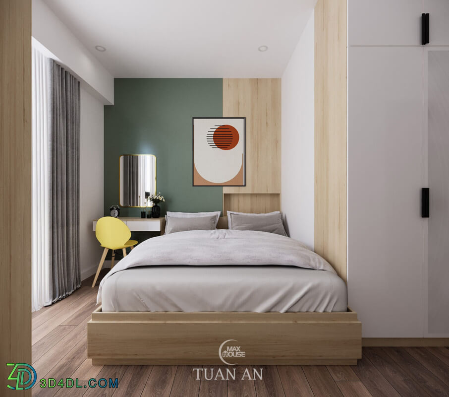 3D Interior Apartment 185 Scene File 3dsmax By Tuan An