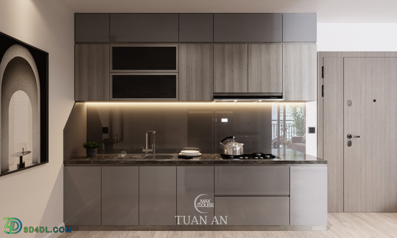 3D Interior Apartment 185 Scene File 3dsmax By Tuan An