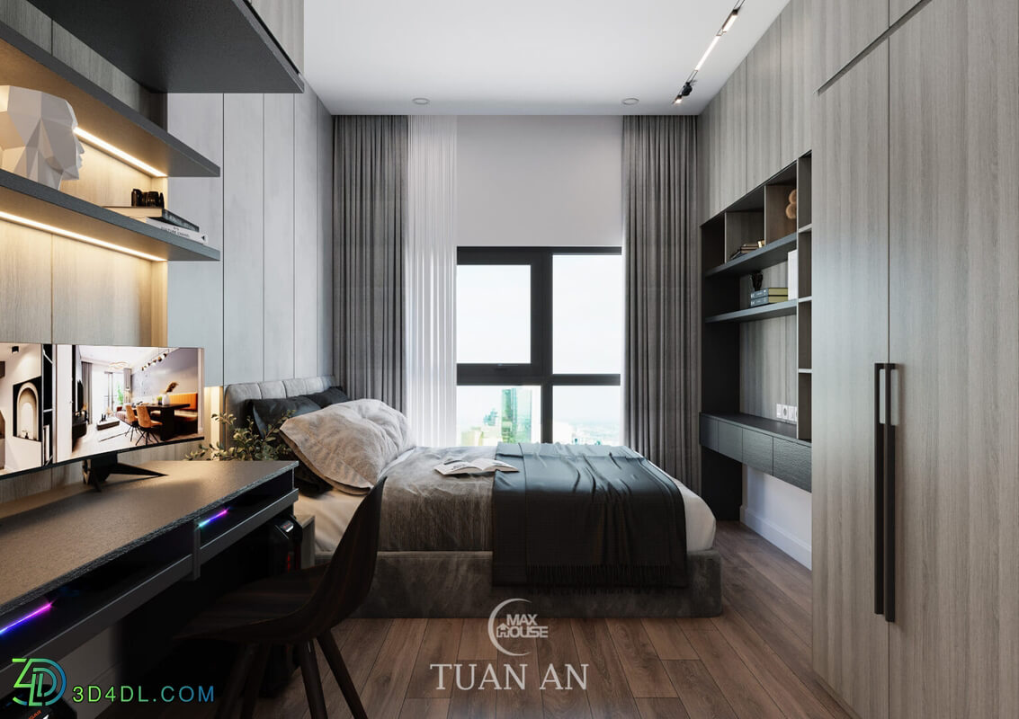 3D Interior Apartment 185 Scene File 3dsmax By Tuan An