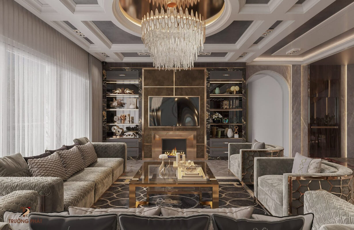  Living Room - Kitchen Interior By Tuan An