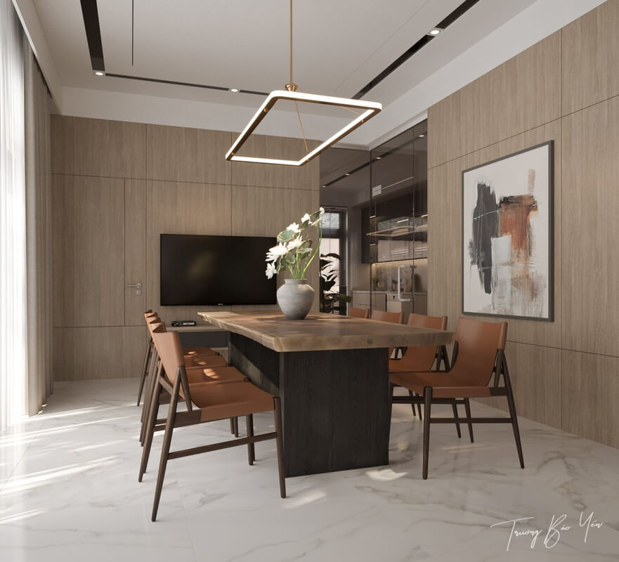  Living Room- Kitchen Interior by Bao Yen