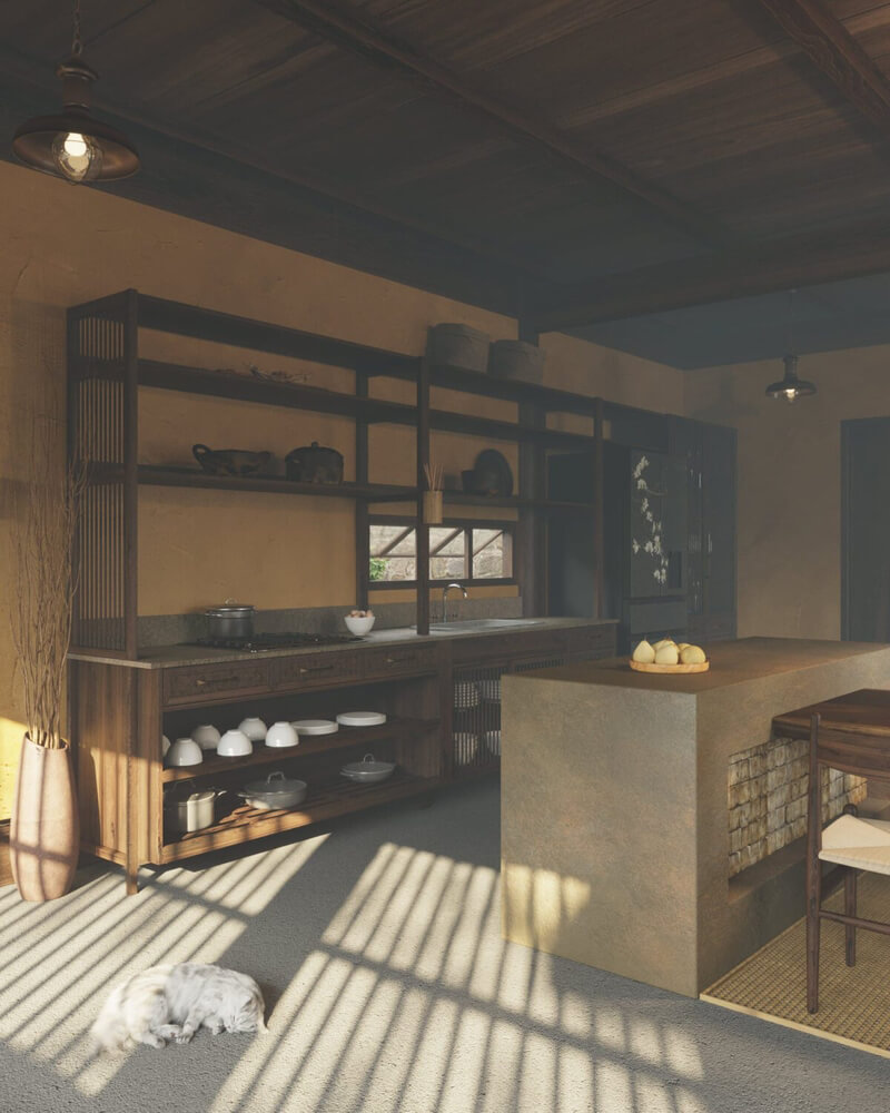  Interior PAO Kitchen Model by Thang Le