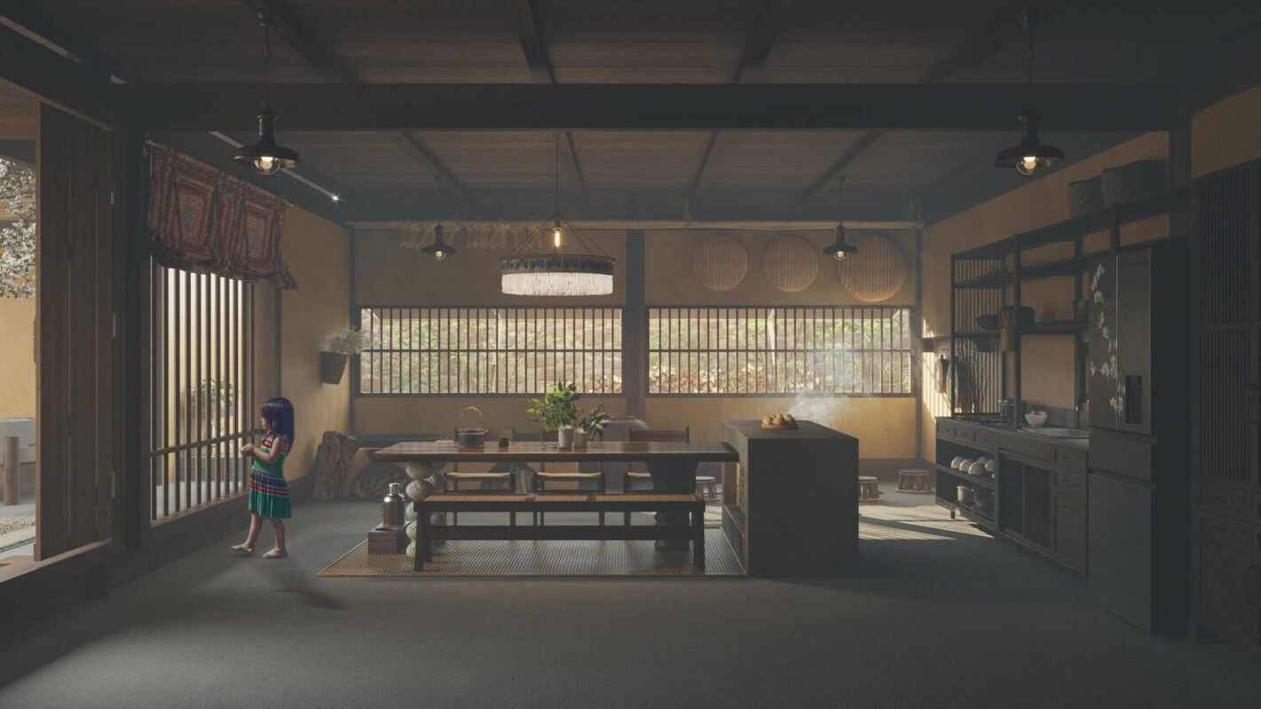  Interior PAO Kitchen Model by Thang Le