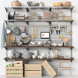 3d Tableware Kitchen Model 43 by MinhNguyen 