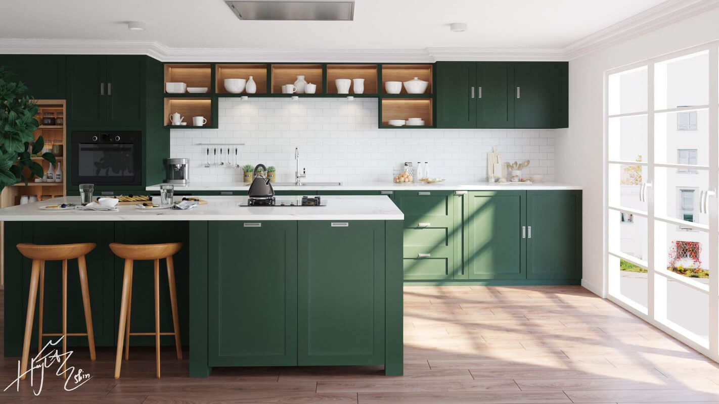 3D Model Kitchen 230 By Ha Huong Tra