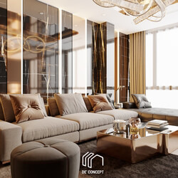 3D Interior Scene File 3dsmax Model Livingroom 544 By Nguyen Quynh Anh 