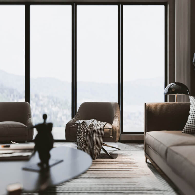  3D Living Room Interior By Phung Manh Ha