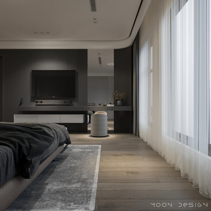  Interior Bedroom Scene Model By Nguyen Ha