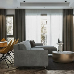 3D Interior Kitchen- Livingroom 44 Scene 3dsmax By HieuTran  