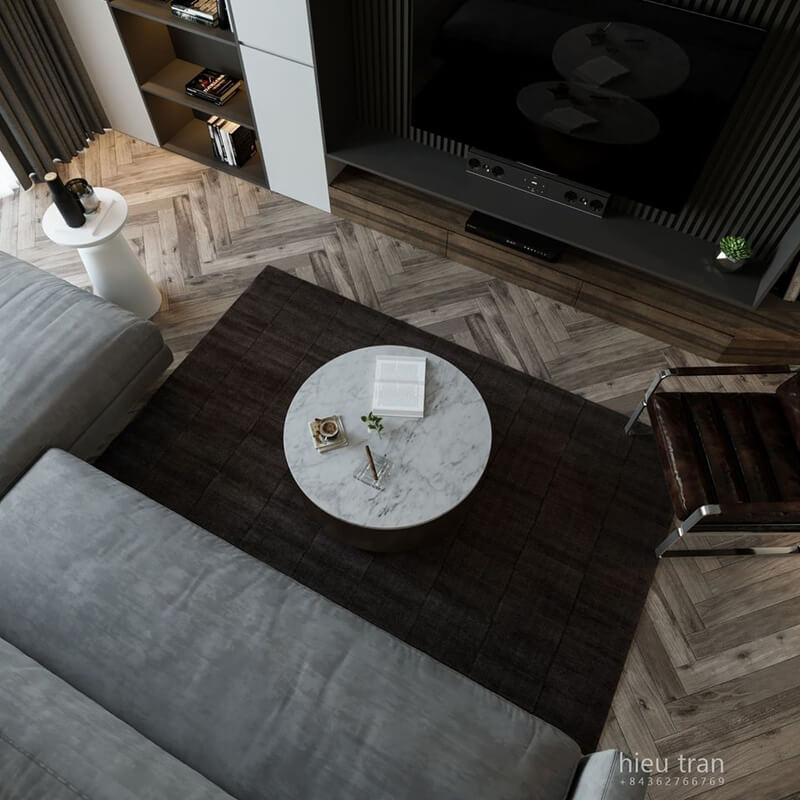 3D Interior Kitchen- Livingroom 44 Scene 3dsmax By HieuTran 