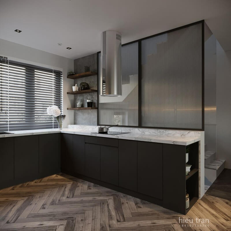 3D Interior Kitchen- Livingroom 44 Scene 3dsmax By HieuTran 