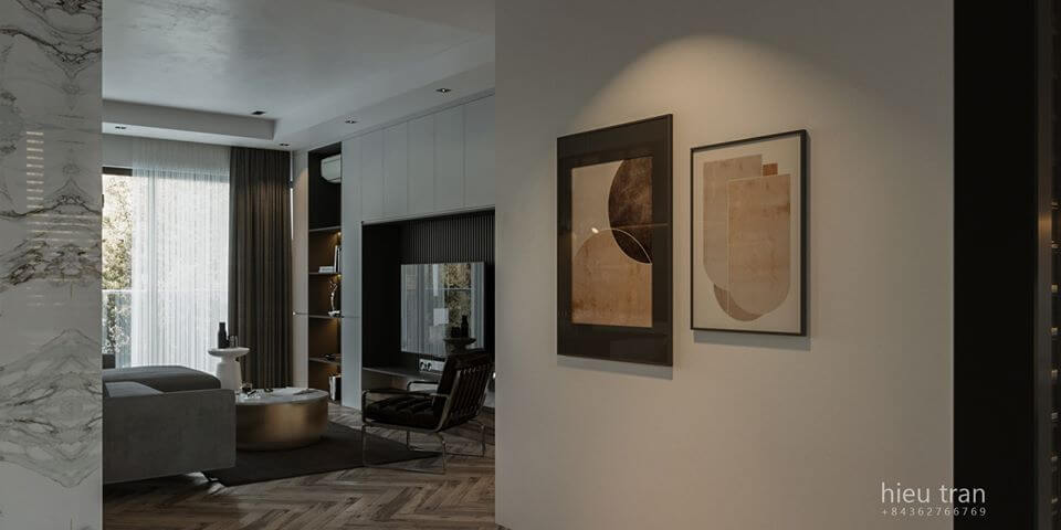 3D Interior Kitchen- Livingroom 44 Scene 3dsmax By HieuTran 