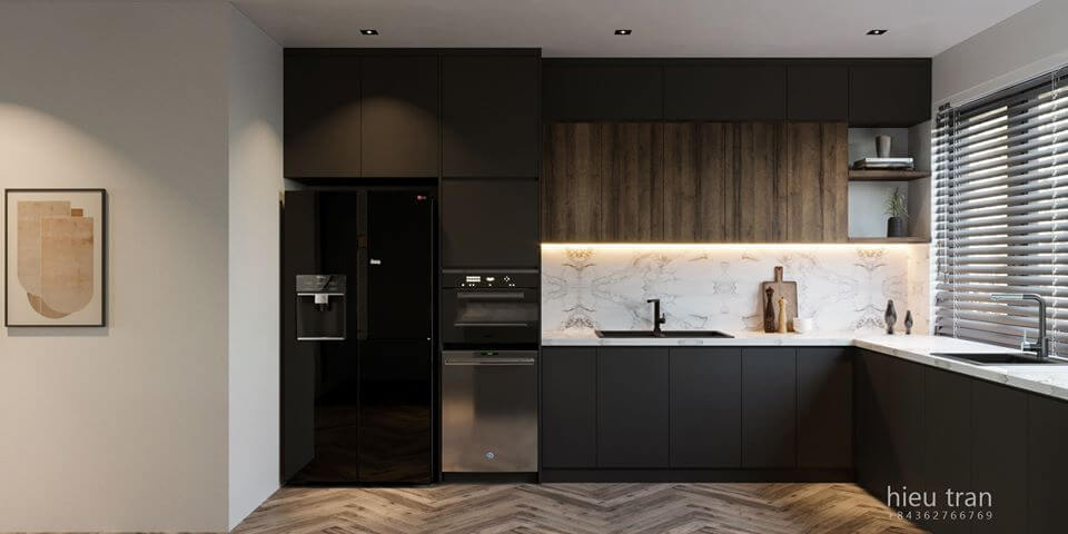 3D Interior Kitchen- Livingroom 44 Scene 3dsmax By HieuTran 