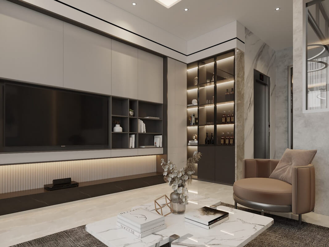  Living Room Interior Model By Doan Pham