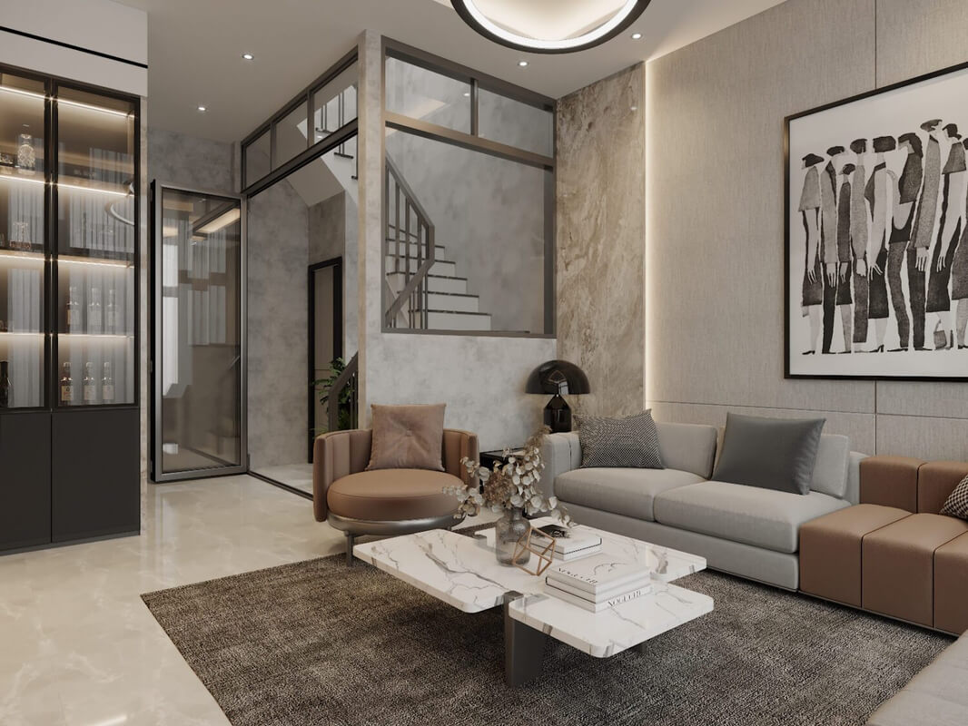  Living Room Interior Model By Doan Pham