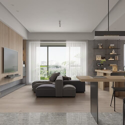  Living Room Interior by Dinh Thanh 