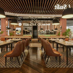 3D Model Interior Restaurant 94 Scenes File 3dsmax By Dat Hip 