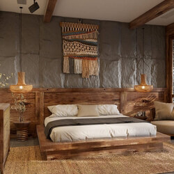  Master Bedroom Interior Model by Nguyen Kien Max 