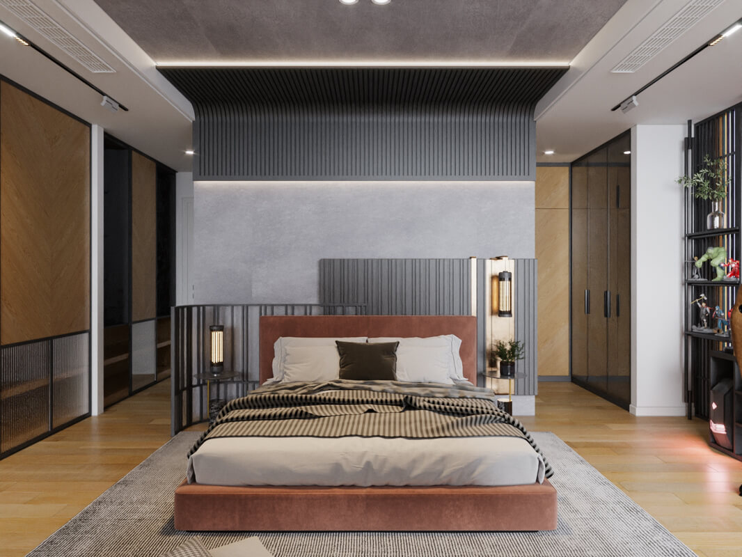  Bedroom Boy Interior Model By Hoang The Luc