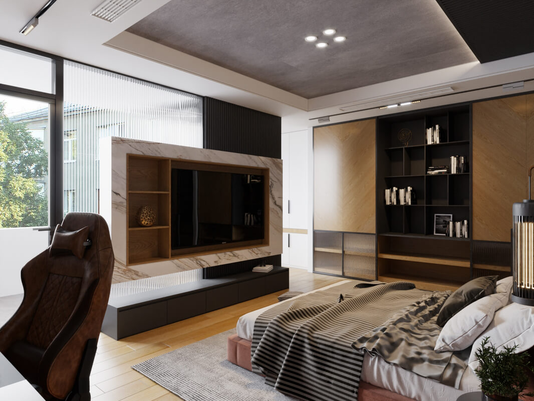  Bedroom Boy Interior Model By Hoang The Luc
