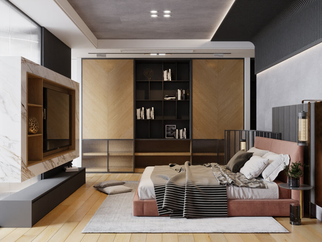  Bedroom Boy Interior Model By Hoang The Luc
