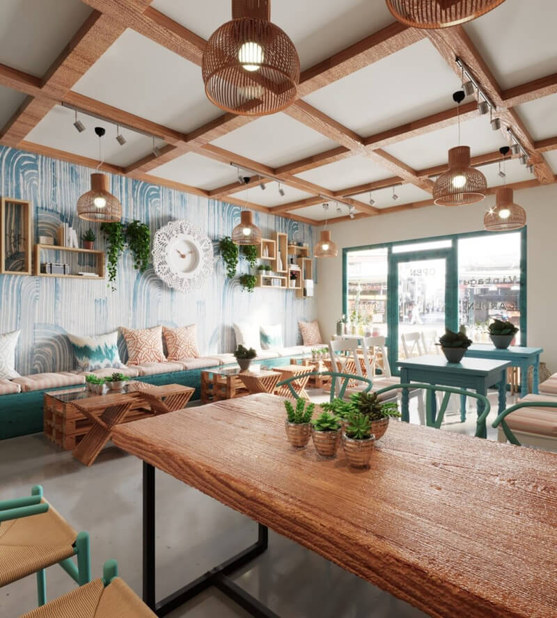 3D Model Interior Coffee 43 Scenes File 3dsmax By Do Thi Huong Ly