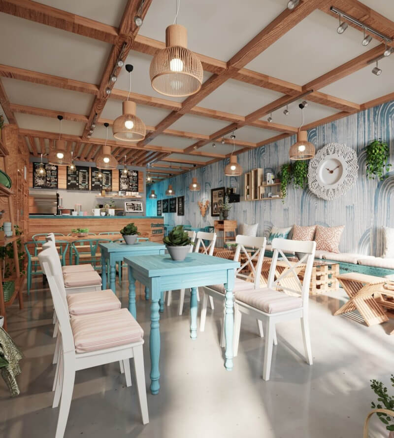 3D Model Interior Coffee 43 Scenes File 3dsmax By Do Thi Huong Ly