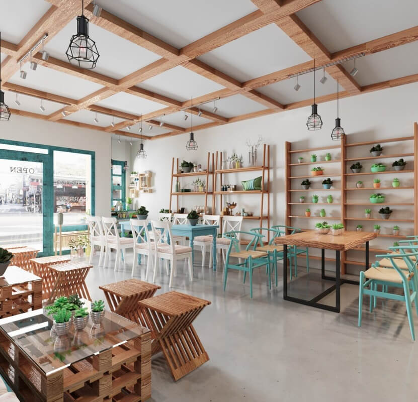 3D Model Interior Coffee 43 Scenes File 3dsmax By Do Thi Huong Ly