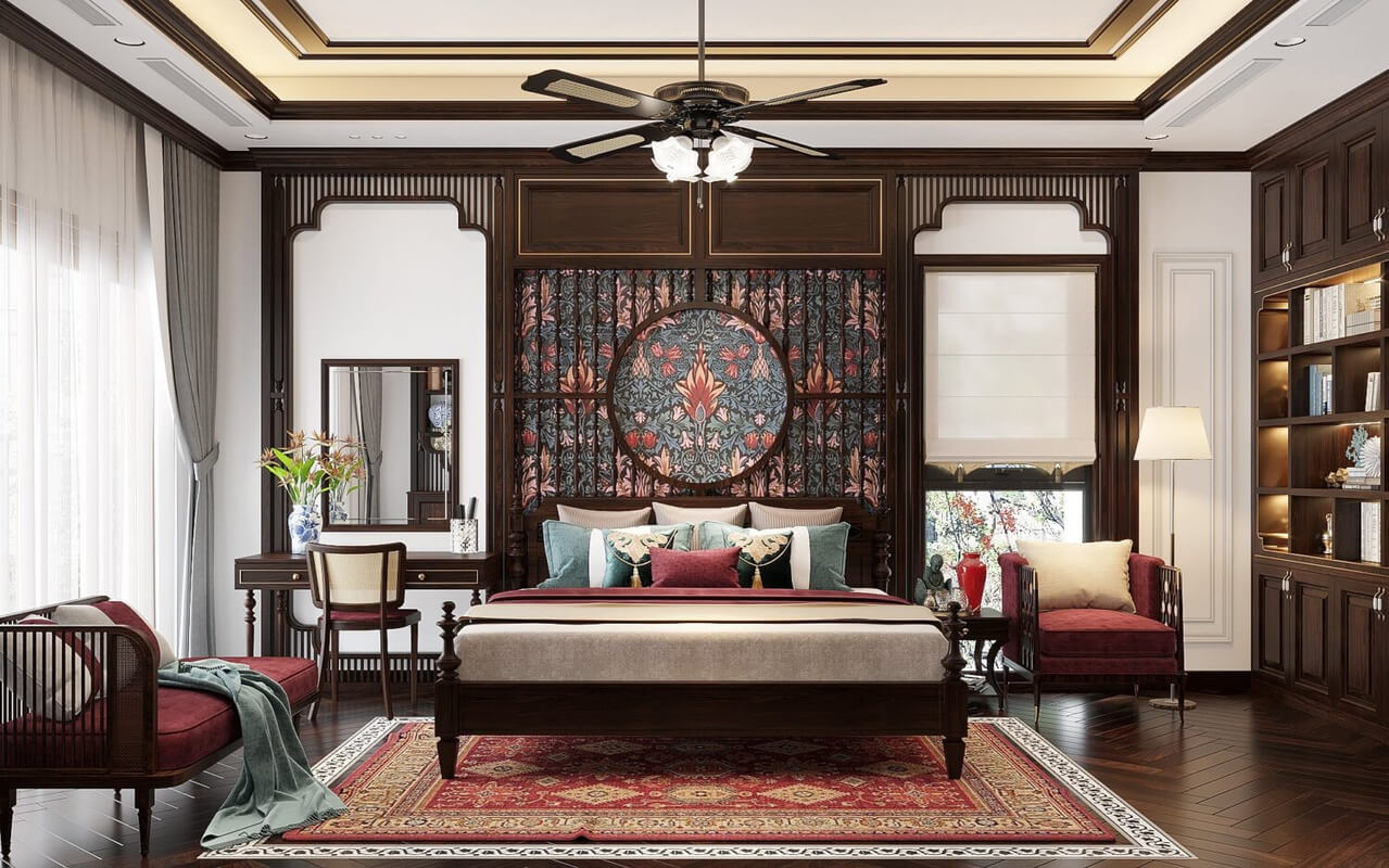  Indochine Bedroom Interior Model by Nguyen Duc Dai