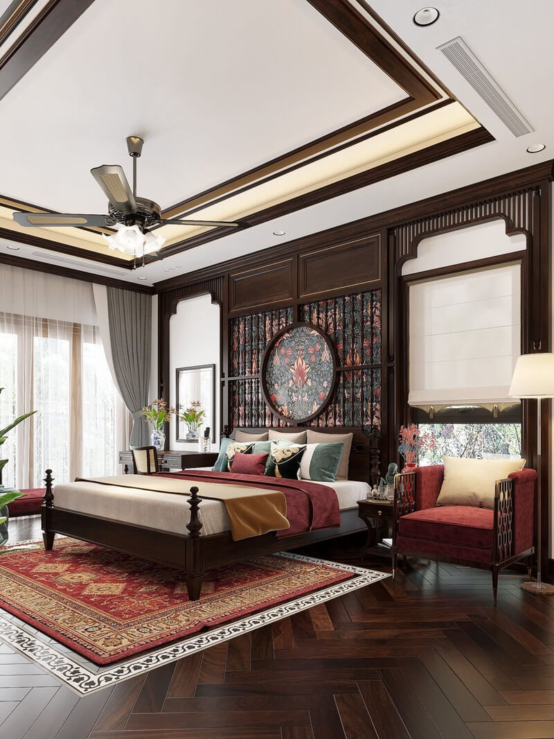  Indochine Bedroom Interior Model by Nguyen Duc Dai
