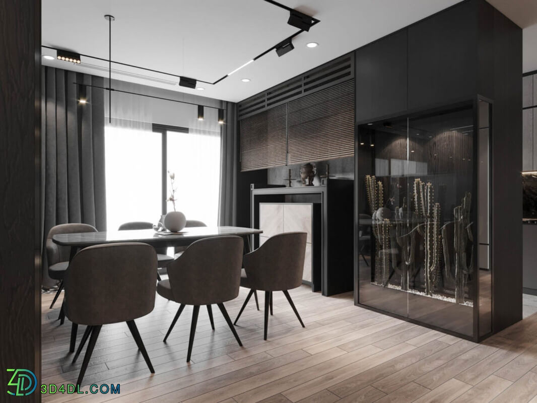 3D Interior Apartment 181 Scene File 3dsmax By Quyen Arc