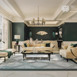 3D Interior Scene File 3dsmax Model Livingroom 570 By Vi Anh 