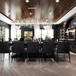 3D Interior Wine room Scene File 3dsmax By Daisy Toto 