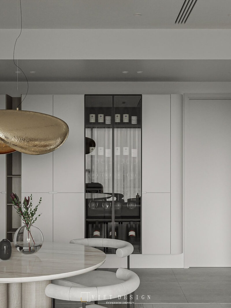  Living Room- Kitchen Interior Model By Quoc Quyen