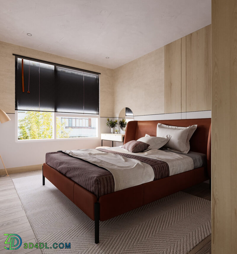 3D Interior Scenes File 3dsmax Model Bedroom 459 By Tuan An