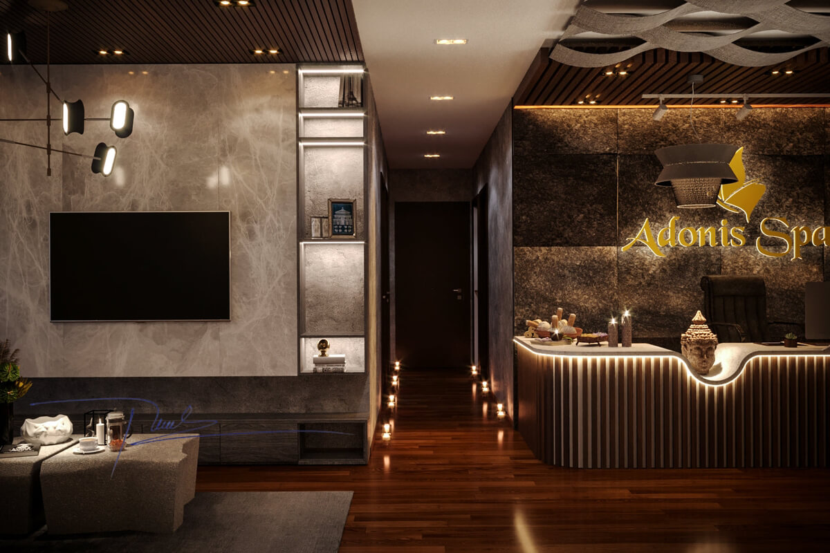 3D Model Interior Spa 17 Scene File 3dsmax By Le Viet Tuong
