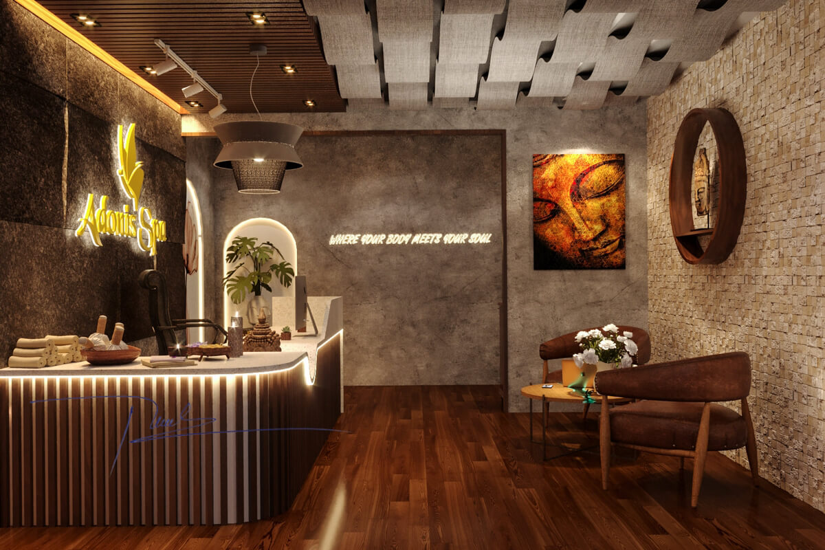 3D Model Interior Spa 17 Scene File 3dsmax By Le Viet Tuong