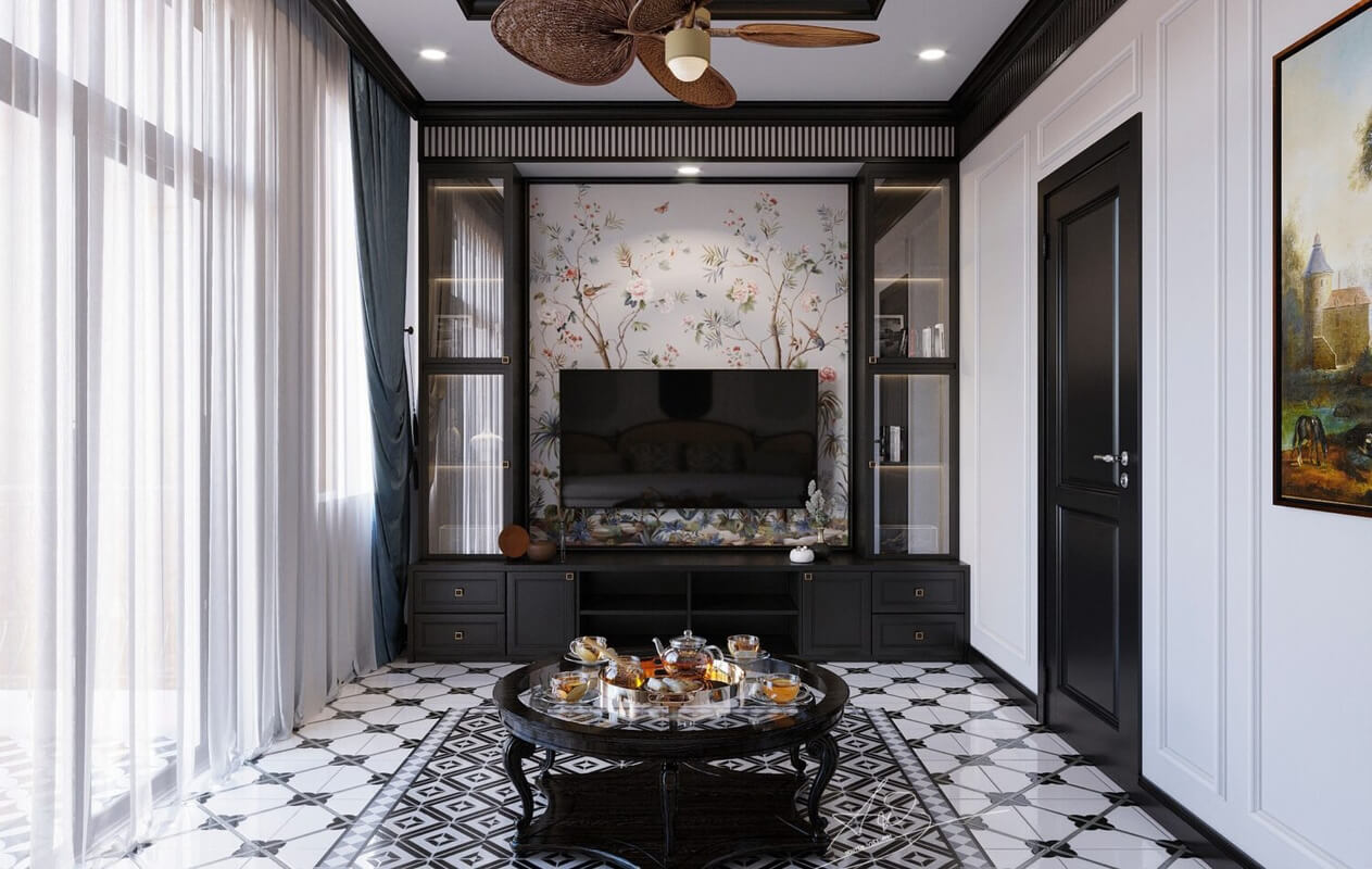  Indochine Bedroom Interior Model by Nguyen Viet Anh