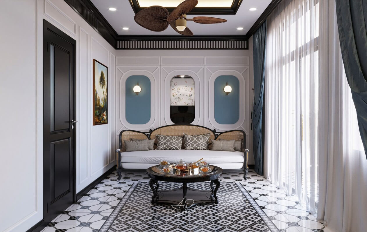  Indochine Bedroom Interior Model by Nguyen Viet Anh