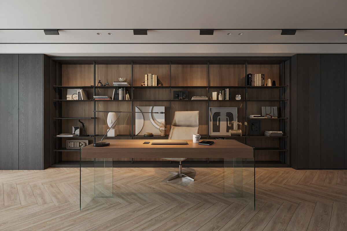 Office Room Interior Model by Hao Vo