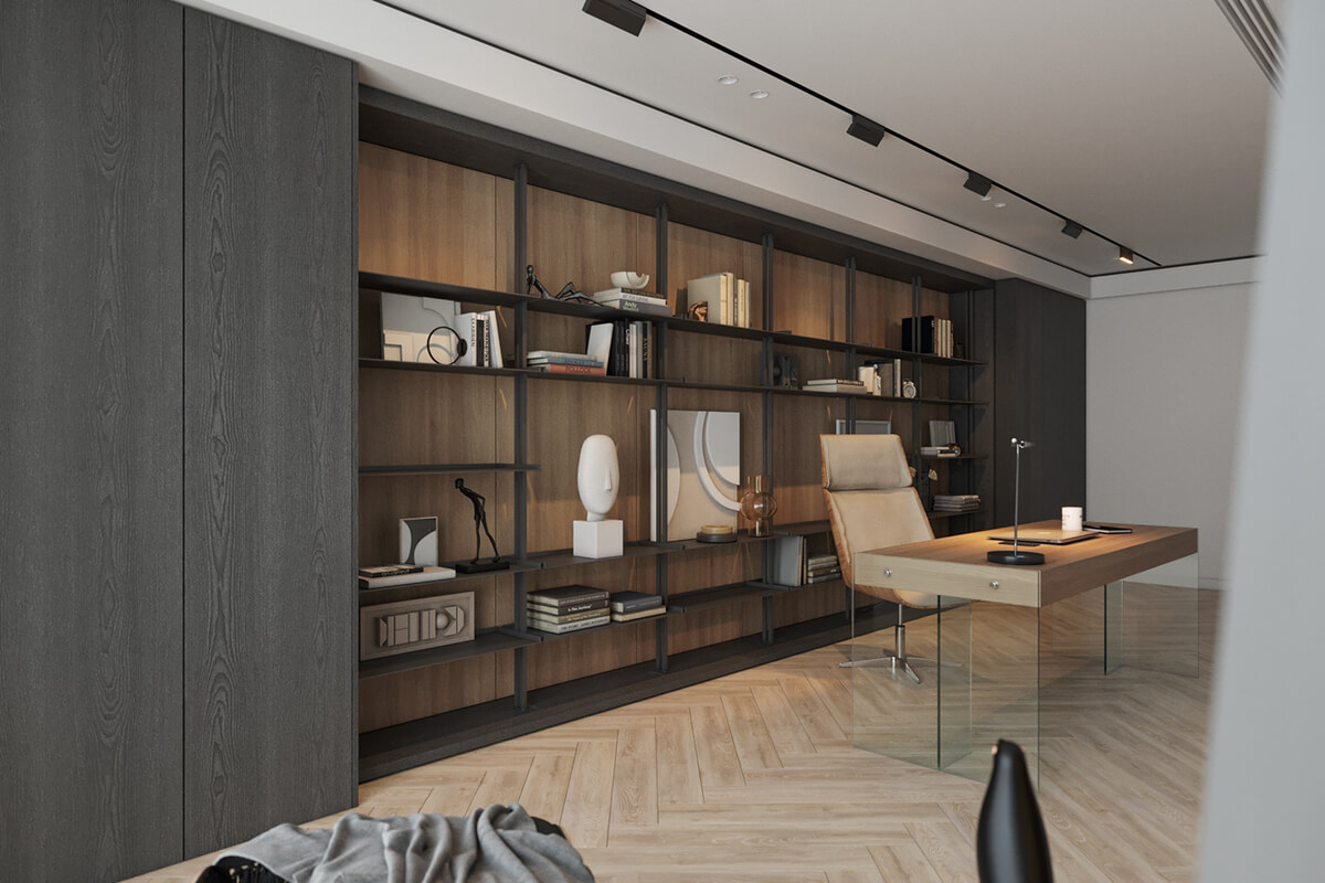  Office Room Interior Model by Hao Vo