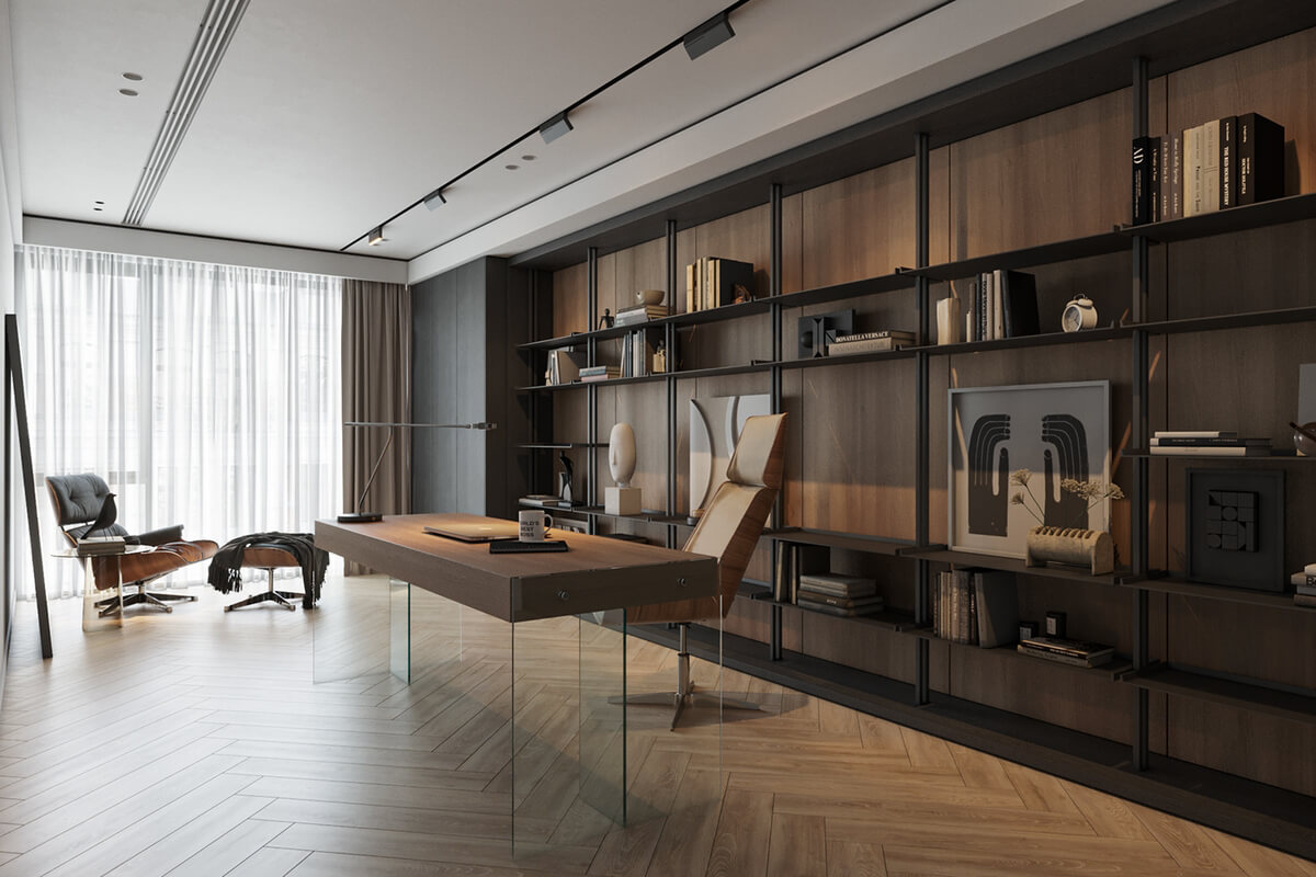  Office Room Interior Model by Hao Vo