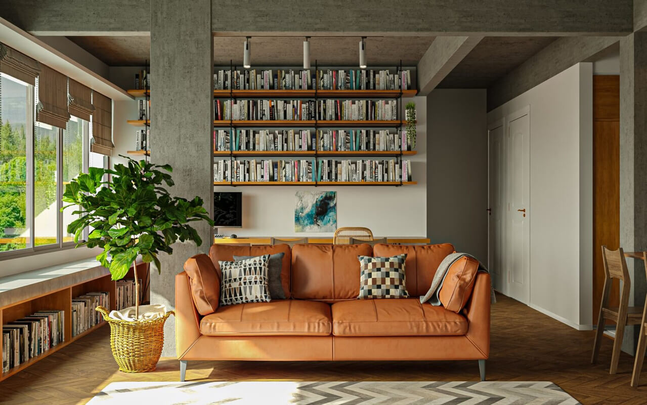  3D Living Room Interior by Tran Trung Kien
