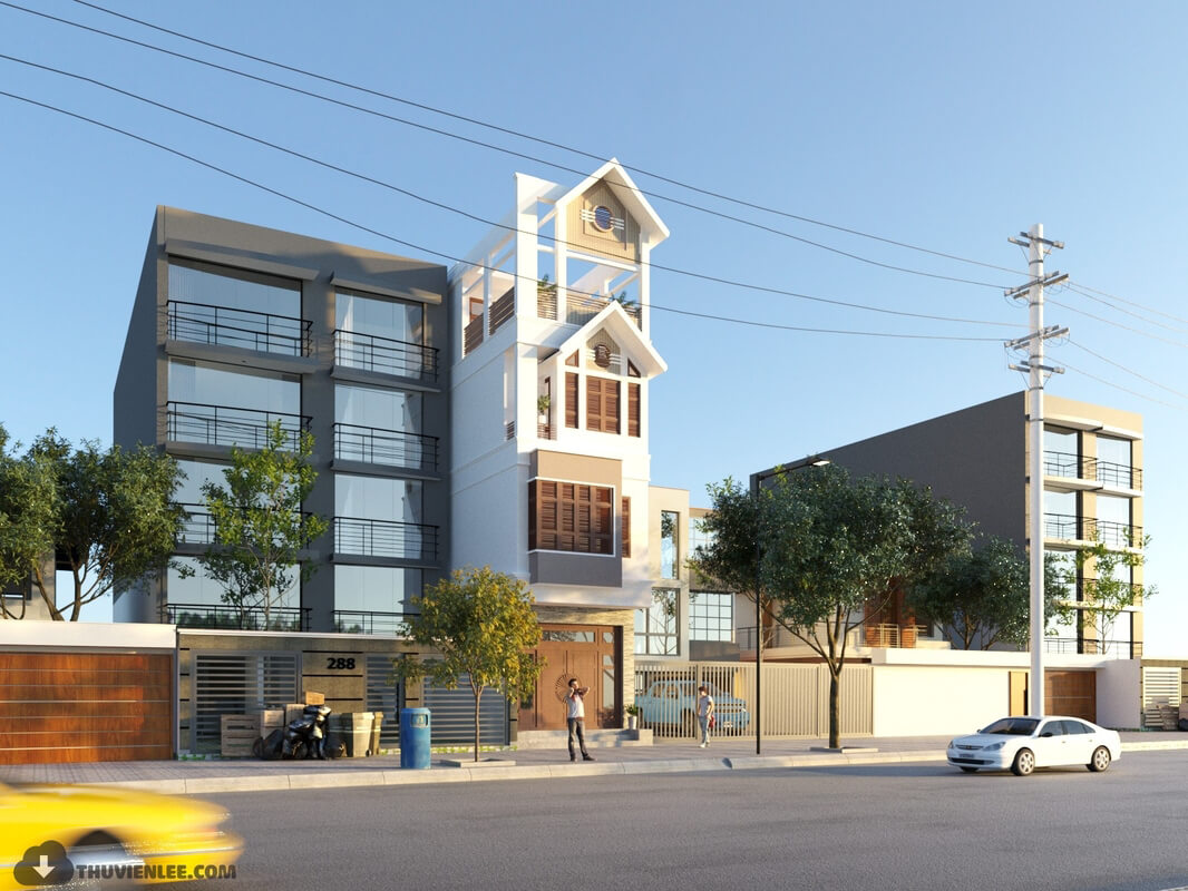 3D Exterior House 10 Scene Model 3dsmax By Huy Hieu Lee