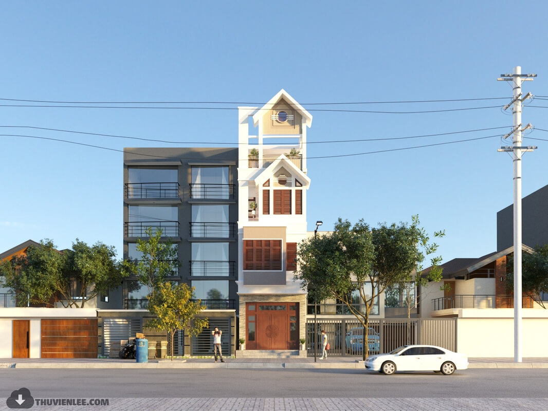 3D Exterior House 10 Scene Model 3dsmax By Huy Hieu Lee
